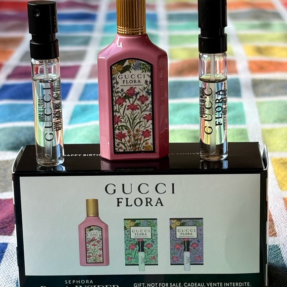 💐 GUCCI FLORA MINI PERFUME SET 💐  NWT 💐 - Picture 3 of 16